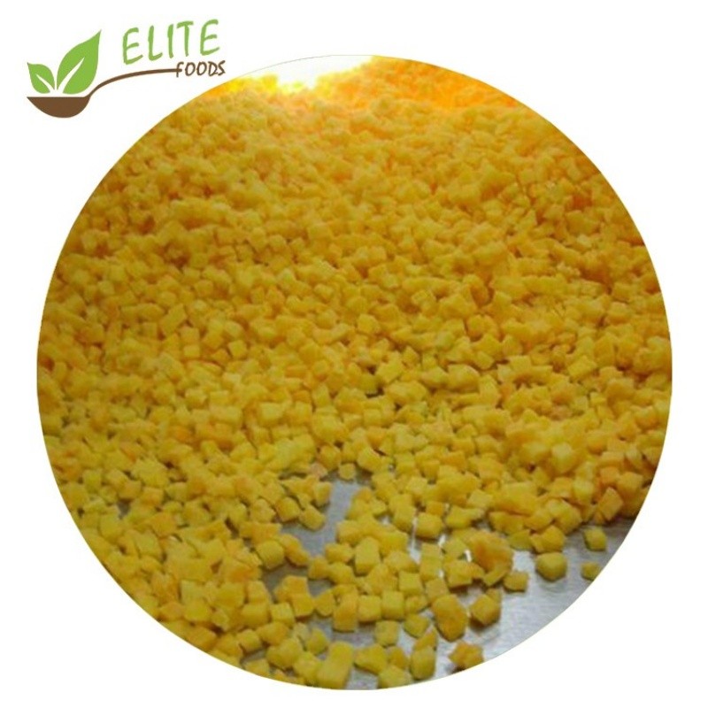 IQF Frozen Yellow Peach Dices