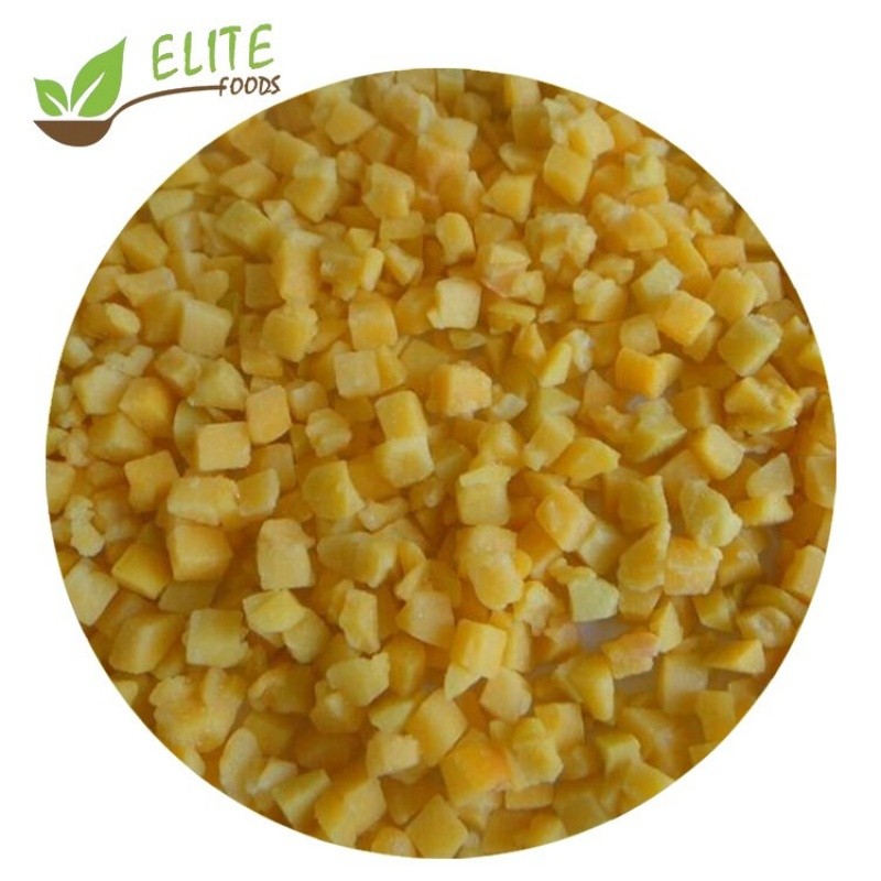 IQF Frozen Yellow Peach Dices