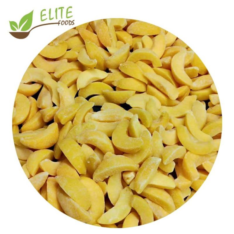 IQF Frozen Yellow Peach Slice